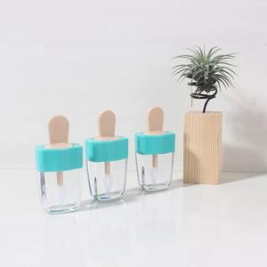 6ml - 8ml dondurma şekli plastik dudak parlatıcısı tüp, değnek ile 6g dudak parlatıcı kutusu, dondurma ruj - Product Image 2