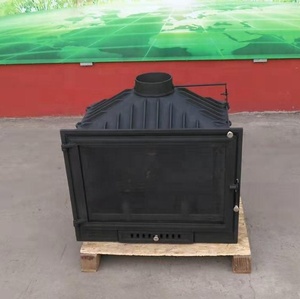Chimenea de leña BSC328 Directo de fábrica Venta caliente de hierro fundido China Sala de estar Interior moderno Repuestos gratuitos Insertar <span class=keywords><strong>Sanse</strong></span> - Product Image 3