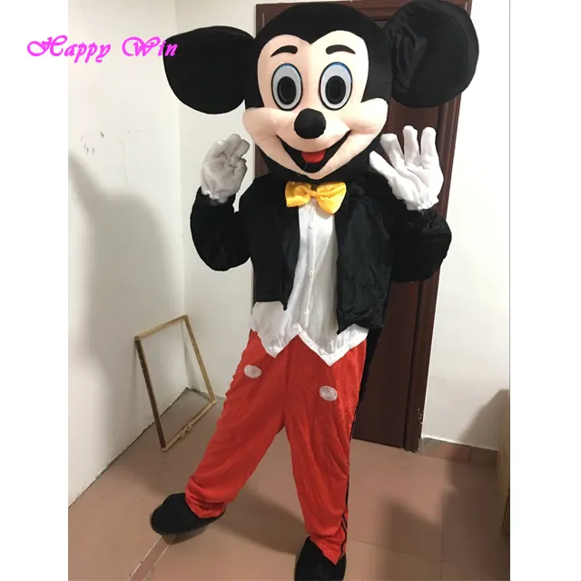Das beliebte Mickey-Maskottchen-Kostüm verwendete ein wandelndes Mickey-Kostüm für Außenwerbung