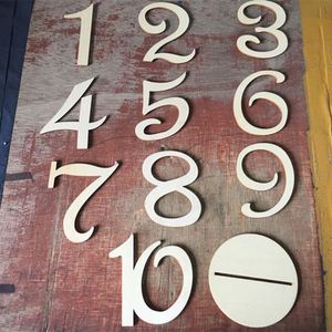 Antique Finish Wooden Sign / <strong>Table</strong> <strong>Numbers</strong> - Product Image 2