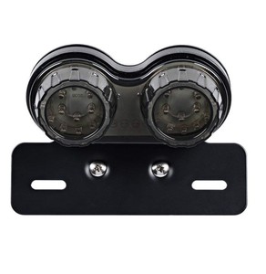 Luz trasera de motocicleta Universal Cat Eye, luz de freno con soporte de montaje de placa de matrícula para <span class=keywords><strong>Suzuki</strong></span> Cruiser Touring - Product Image 2