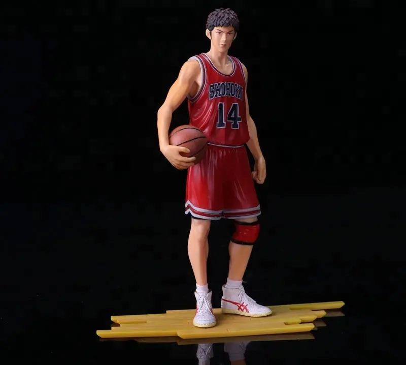 3d 25 cm Bewegliche gelenke basketball player action figure pvc figurine für verkauf