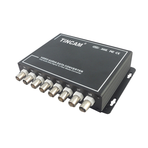 TiNCAM <strong>8ch</strong> Fiber Optic <strong>Video</strong> Transmitter and <strong>Receiver</strong> <strong>Video</strong>/data/<strong>audio</strong> Digital Optical Converte Rs485