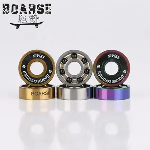 OEM haute précision à billes en céramique hybride roulement à billes 608 roulement de planche à roulettes de patinage bearingsskateboard roulement abec-7