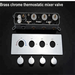 Système de douche thermostatique à Led, douche de pluie, avec douchette, salle de bains, 360x500MM, SUS304 - Product Image 5