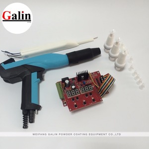 Machine de revêtement de <span class=keywords><strong>poudre</strong></span> électrostatique, pulvérisateur manuel avec cascade et PCB - Product Image 5