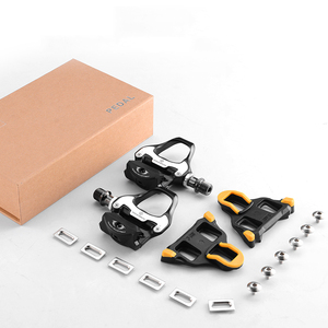 <span class=keywords><strong>ROCKBROS</strong></span> Pedal de carretera, de pie de aleación de aluminio Pedal autoblocante, rodamiento lubricante ligero, Pedal de bicicleta de SPD-SL - Product Image 6