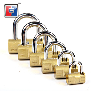 Candado de seguridad para puerta múltiple candado de latón sólido en forma de d, en forma de d, 30, 35, 36, 38 y 40 mm - Product Image 1