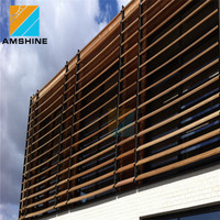 Volets solaires automatiques en aluminium à ventilation
