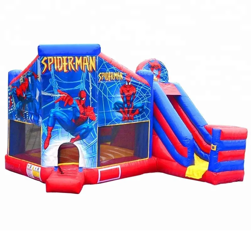 Детский надувной замок «Человек-паук»