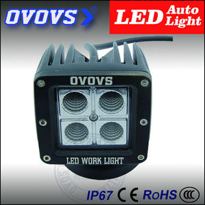 Ovovs square 3 pouces. 12w 1000 lumen led lampe de poche pour <span class=keywords><strong>la</strong></span> voiture, camion - Product Image 1