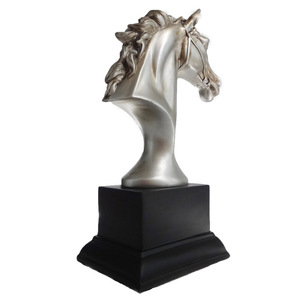 <span class=keywords><strong>De</strong></span> resina escultura cabeza caballo trofeo - Product Image 5