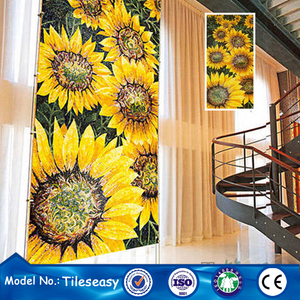 Semplice e facile da trasporto mosaico del fiore <span class=keywords><strong>di</strong></span> disegno del modello <span class=keywords><strong>di</strong></span> disegno per decorazione per la casa - Product Image 1