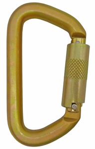 Mosquetón de Acero 2200SG en Forma de D con Cierre de Rosca, Certificado CE EN362, 50kN, para Rescate - Product Image 4