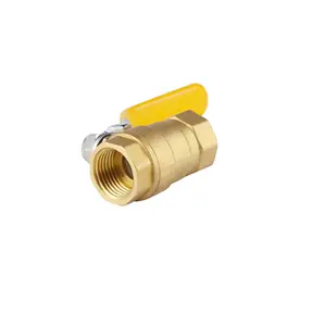high quality PN16 brass ball valve with NPT thread