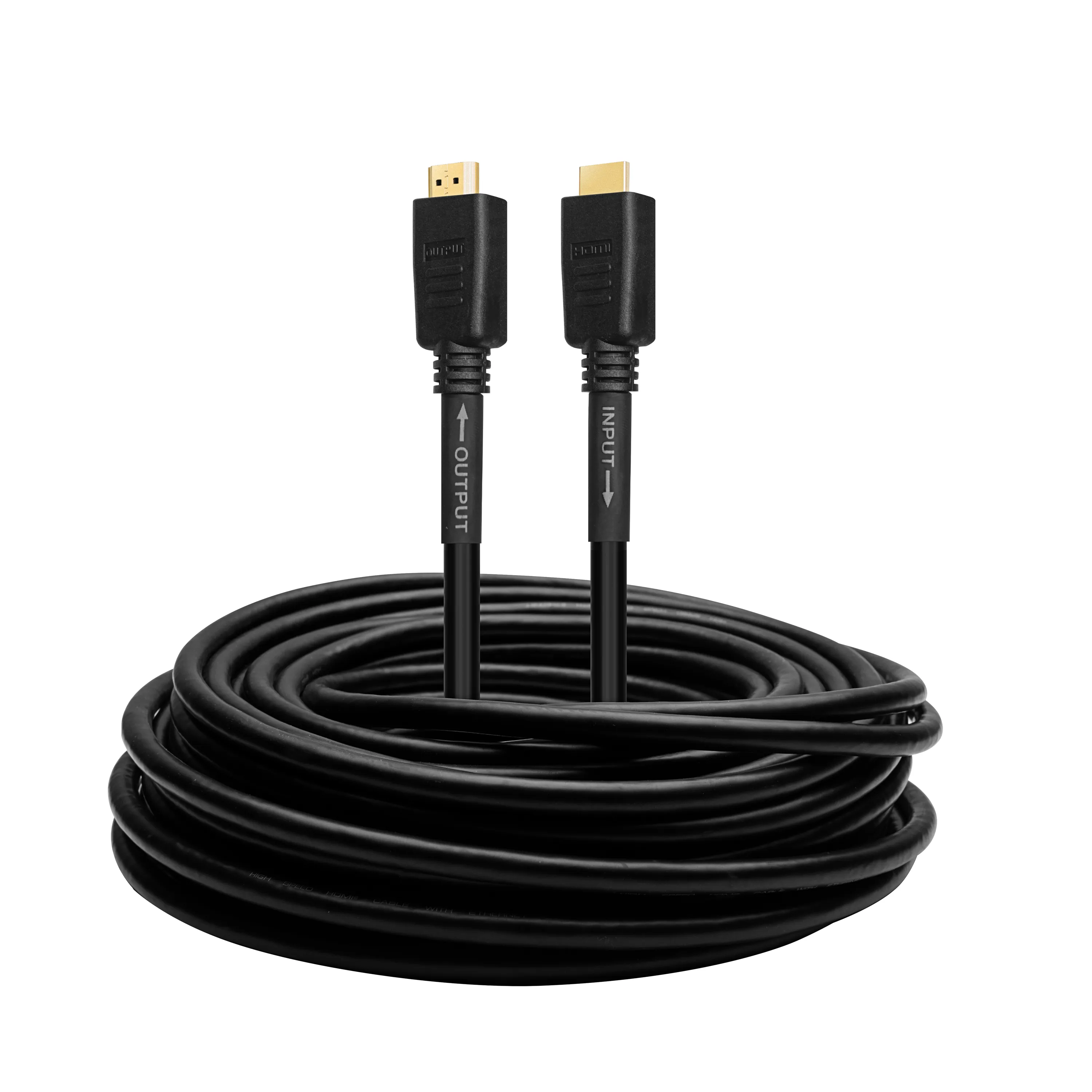 Instalação em parede cabo hdmi com suporte de sinal embutido, 3d 4k 1080p 2160p ethernet