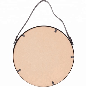 Decorative Black Metal Barber Wall Round Mirror Miroir <strong>Noir</strong> Miroir <strong>Noir</strong> Rond - Product Image 2