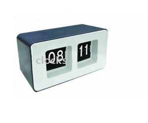 모던한 사각형 디자인 플라스틱 자동 뒤집기 달력 탁상 시계 - Product Image 2