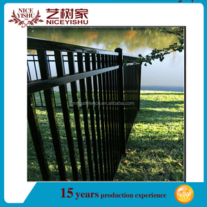 Yishu metal producto utilizado <span class=keywords><strong>valla</strong></span> <span class=keywords><strong>de</strong></span> hierro forjado jardín fene, Postes <span class=keywords><strong>de</strong></span> la cerca <span class=keywords><strong>de</strong></span> acero cuadrado negro - Product Image 4