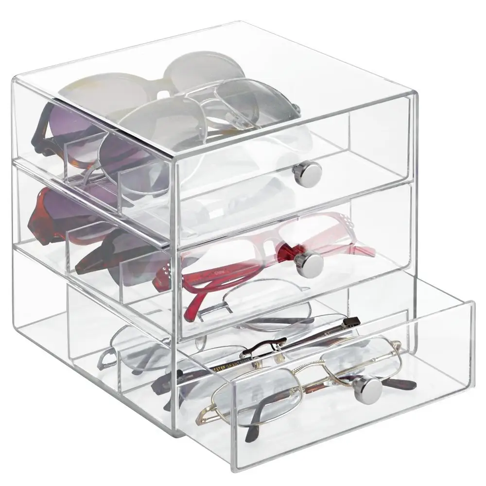 Custom Acrylic Desktop Cosmetic Glasses Storage