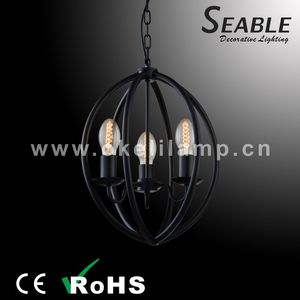 Vintage Industriale Luce Del Pendente della <span class=keywords><strong>Gabbia</strong></span> di Uccello <span class=keywords><strong>Lampadario</strong></span> Decorativo Appeso Luce Del Pendente - Product Image 5