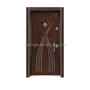 China wholesale steel+stainless steel+armored board front double door designs