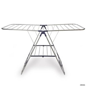 Étagères de séchage en acier inoxydable, 1 pièce, supports de stockage lourds et sportifs, pour séchage et pliage en bambou, toutes saisons - Product Image 2