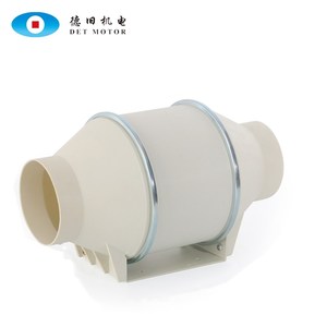 Hvac Hệ thống trục thông gió xả nhựa nhỏ 100mm AC im lặng 4 inch điện 220V trong dòng Duct <span class=keywords><strong>Fan</strong></span> - Product Image 6