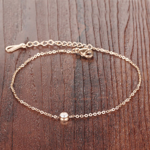 Marlary nuovo arrivo bracciale placcato <span class=keywords><strong>oro</strong></span> <span class=keywords><strong>rosa</strong></span> caviglia gioielli per il corpo ragazze cavigliere in acciaio inox <span class=keywords><strong>cavigliera</strong></span> - Product Image 4