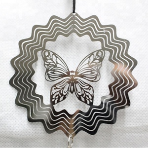 บิ๊กแขวนระฆังผีเสื้อหัตถกรรมโลหะลมปั่นชิ้นส่วน - Product Image 3