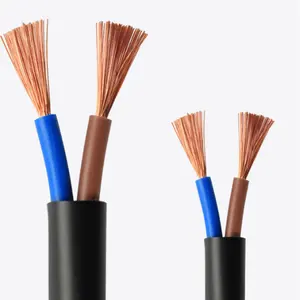 2cores 6mm2 RVV flexible cable for underground installation