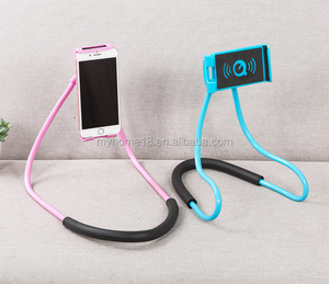 Nouveau <span class=keywords><strong>collier</strong></span> support paresseux, <span class=keywords><strong>collier</strong></span> suspendu Style universel pliant Flexible paresseux cou support de téléphone support pour téléphone portable - Product Image 6