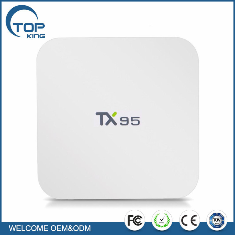 S905x TX95 Android 6.0 Malvavisco TV Box 1 GB Ram 16 GB Rom kodi inteligente Android TV Box