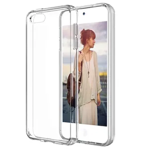 Capa transparente macia leve para ipod touch 5 6 touch