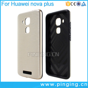 2 en 1 unid cepillado caja del teléfono del tpu para huawei <span class=keywords><strong>nova</strong></span> <span class=keywords><strong>plus</strong></span> - Product Image 1