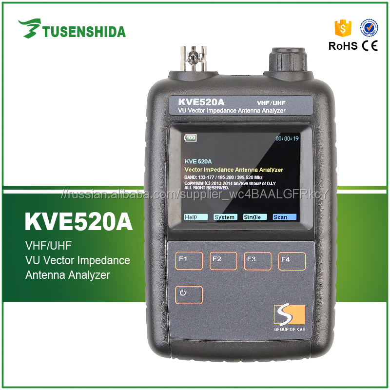 KVE520A Вектор Сопротивление Антенны Анализатор метр (Диапазон Частот 133-177/195-280/395-520 МГц)