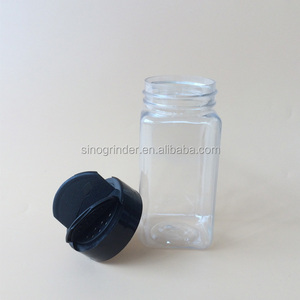 PET pot 275 ml en plastique contenant des épices avec papillon cap/poivre shaker - Product Image 4