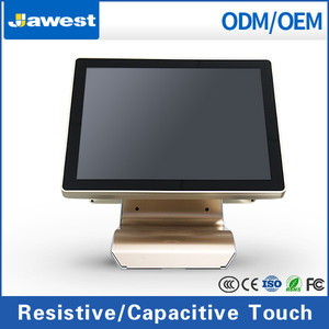 2015 best double screen cash register with card reader - Product Image 5