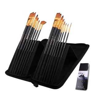 Lot de 15 pinceaux d'<span class=keywords><strong>artiste</strong></span> à long manche <span class=keywords><strong>pour</strong></span> <span class=keywords><strong>peintre</strong></span>, aquarelle, art, art professionnel, nouveau - Product Image 1