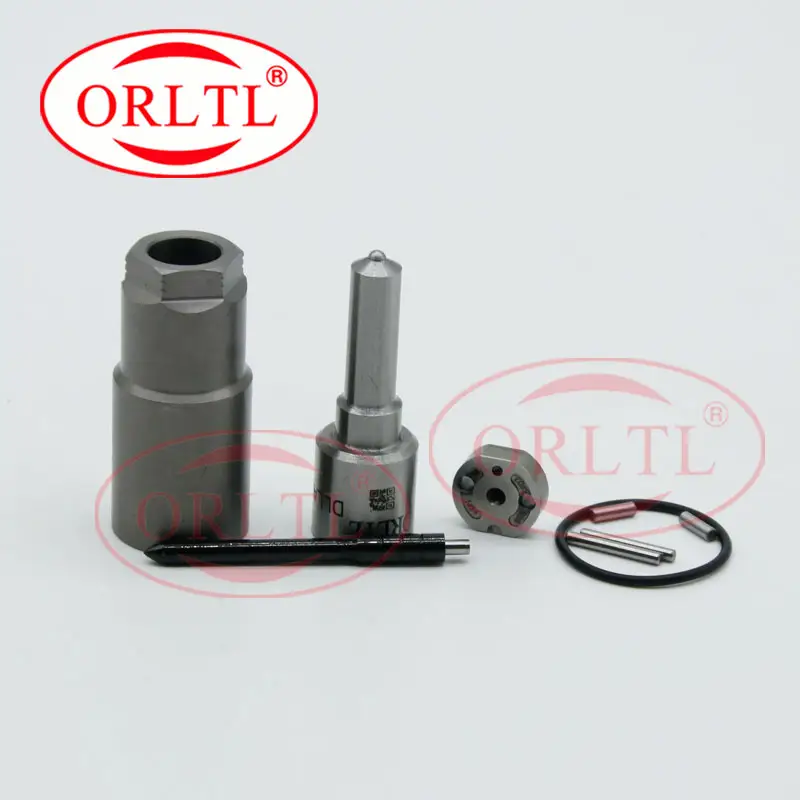 ORLTL Pelat Katup Kontrol, Rel Umum DLLA152P947 10 # Pin, Kit Perbaikan Injektor Bahan Bakar untuk Denso 16600-EB70D 16600-EC00A