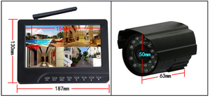 4CH macchina fotografica digitale senza fili e sistema DVR 32GB Mini scheda di registrazione <span class=keywords><strong>2</strong></span>.4 GHz Wireless 7 "Tft <span class=keywords><strong>Lcd</strong></span> Baby <span class=keywords><strong>Monitor</strong></span> - Product Image 3