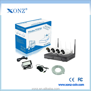 720 p/960 p/1080 p Wireless CCTV Sistema <span class=keywords><strong>de</strong></span> Video Vigilancia Cámara IP <span class=keywords><strong>Wifi</strong></span> Sistema 4ch nvr <span class=keywords><strong>Kit</strong></span> - Product Image 1