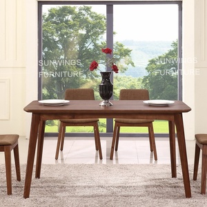 <span class=keywords><strong>Table</strong></span> et chaise de salle <span class=keywords><strong>à</strong></span> <span class=keywords><strong>manger</strong></span> rectangulaire de luxe en MDF avec pieds en bois, ensemble de <span class=keywords><strong>Table</strong></span> <span class=keywords><strong>à</strong></span> <span class=keywords><strong>manger</strong></span> moderne en bois massif, bon marché - Product Image 2