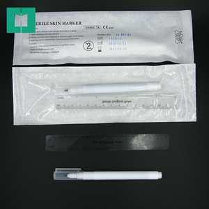 Stylo marqueur de peau chirurgical violet Offre Spéciale effaçable à sec et encre effaçable à l'eau pointe de 1mm - Product Image 2