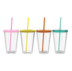Maars-vasos aislantes clásicos, acrílico de doble pared, 16 <span class=keywords><strong>oz</strong></span>., paquete de 4 - Product Image 2