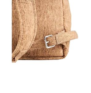 Design Cork Quilted Point <strong>Small</strong> <strong>Backpacks</strong> <strong>Black</strong> Beige Back Pack Travel School Bag for Girls - Product Image 5
