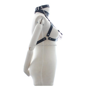incredibile lingerie bondage palla bavaglio bondage collare bondage ritenuta del seno nudo reggiseno aperto abiti per pazzo adulto - Product Image 3