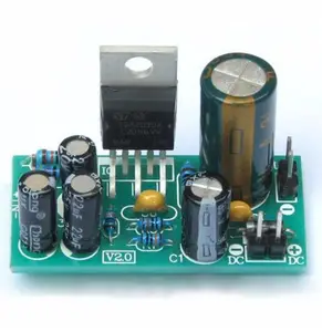 Placa amplificadora de áudio eletrônico tda2030a, módulo mono 18w dc 9-24v, kit diy, kits de circuitos integrados