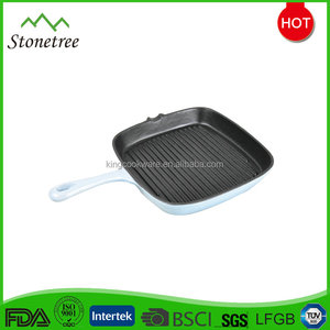 Batterie de cuisine en fonte émaillée de cuisine coréenne pour restaurant OEM - Product Image 6