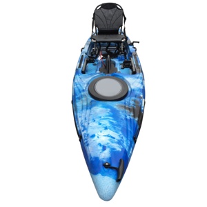 <span class=keywords><strong>Kayak</strong></span> de pêche individuel de 4,1 mètres, <span class=keywords><strong>kayak</strong></span> à <span class=keywords><strong>moteur</strong></span> électrique et à pédales avec siège réglable - Product Image 1